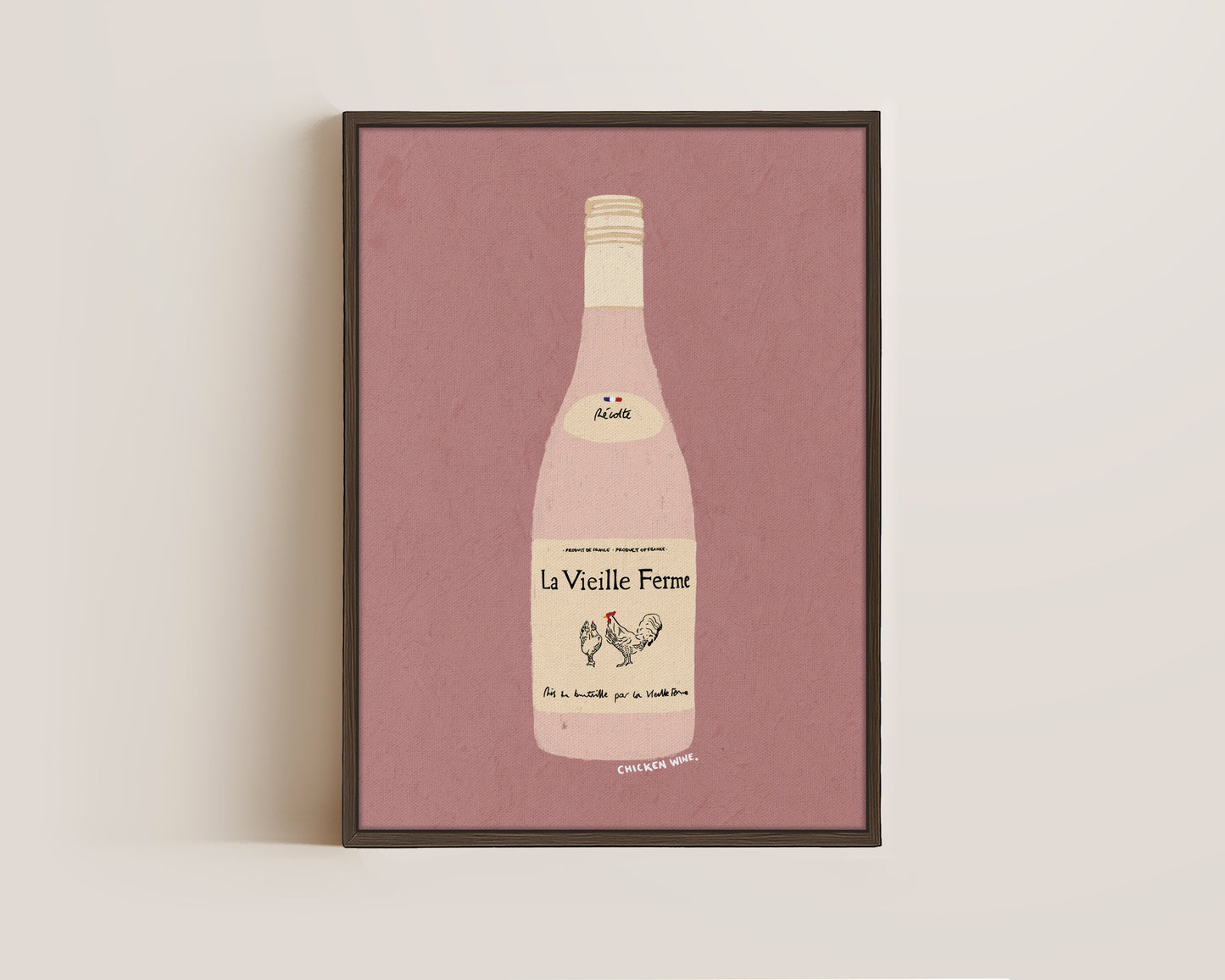 Chicken Wine Canvas
