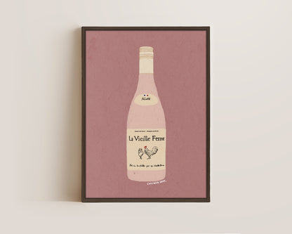 Chicken Wine Canvas