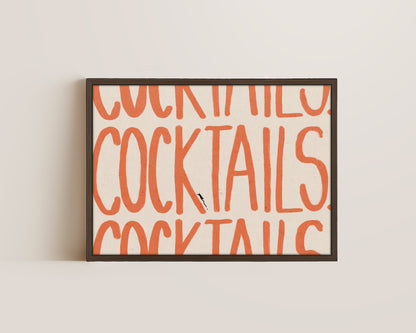 Cocktails Canvas
