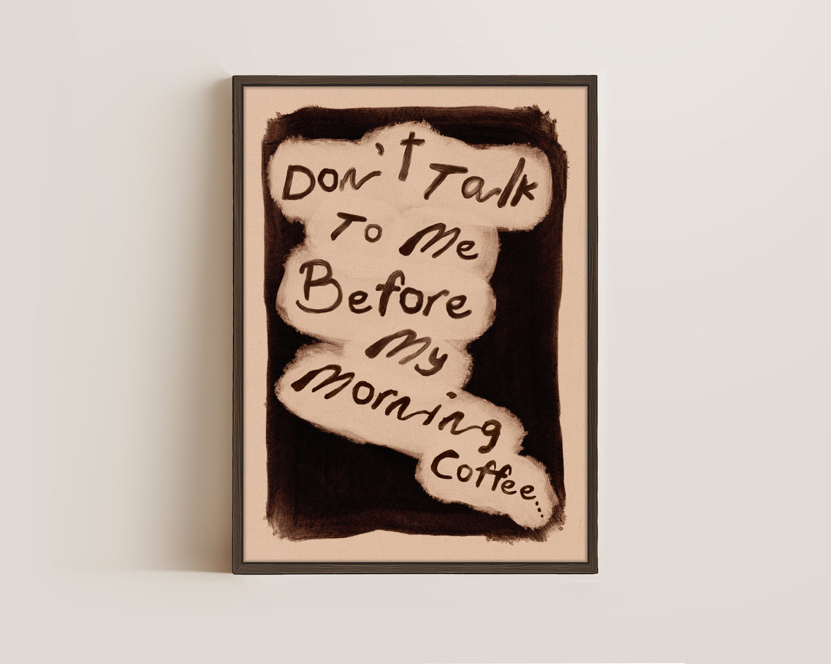 Morning Coffee Canvas