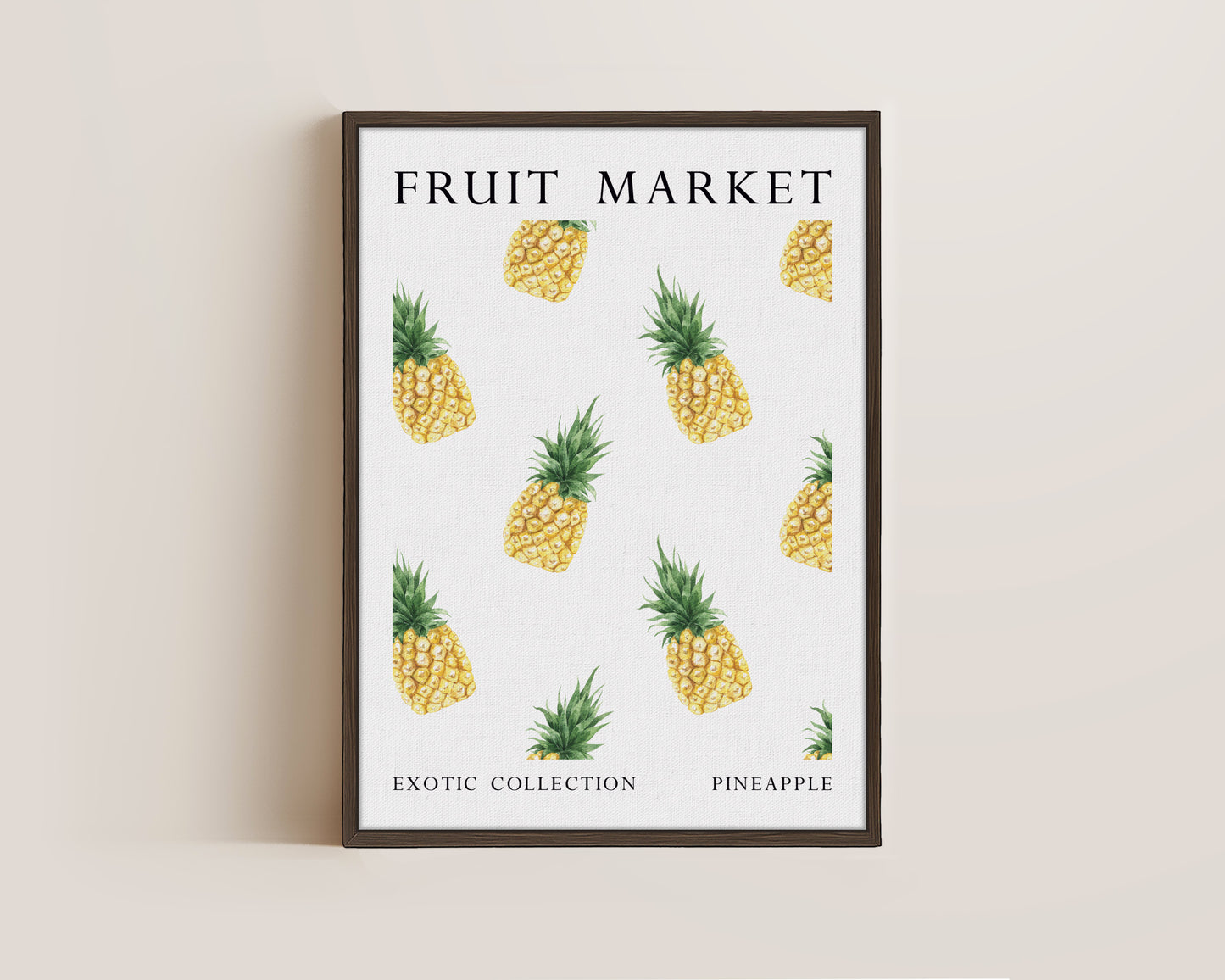 Fruit Market Pineapple Canvas