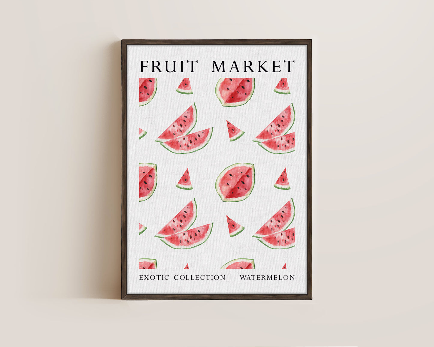 Fruit Market Watermelon Canvas