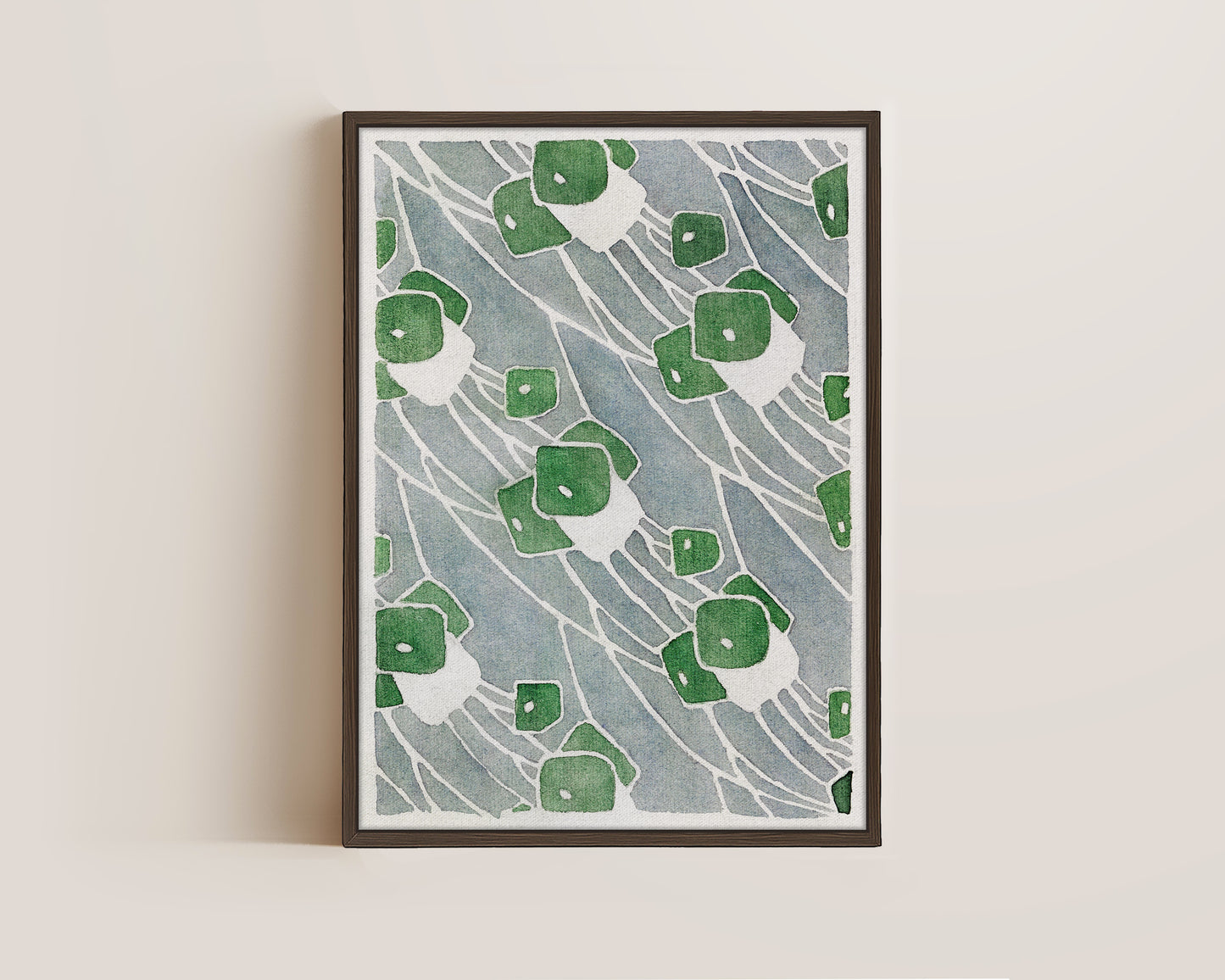 Green Abstract Canvas