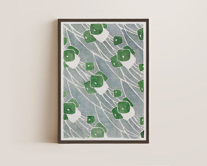 Green Abstract Canvas