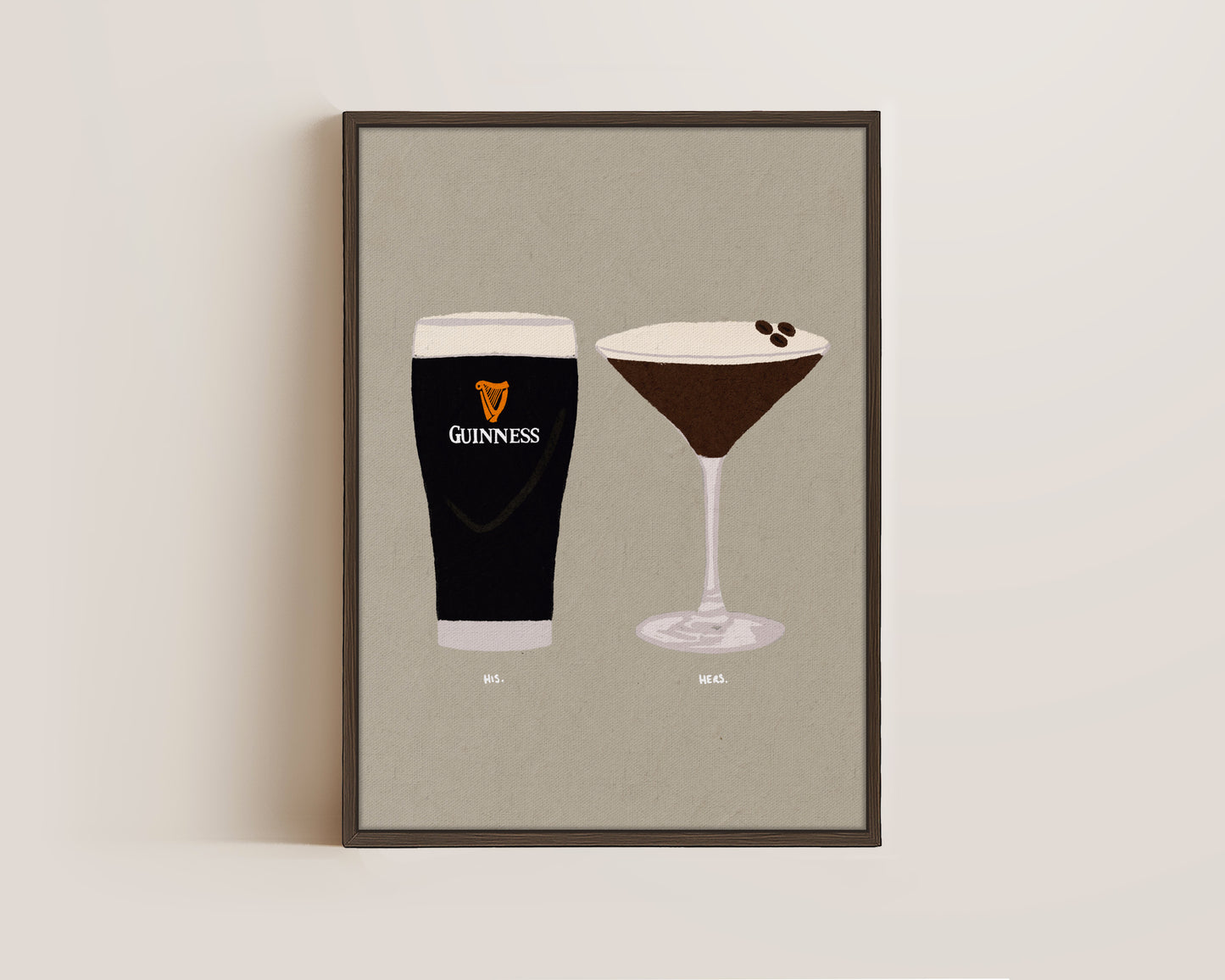 Guinness & Espresso Martini Canvas