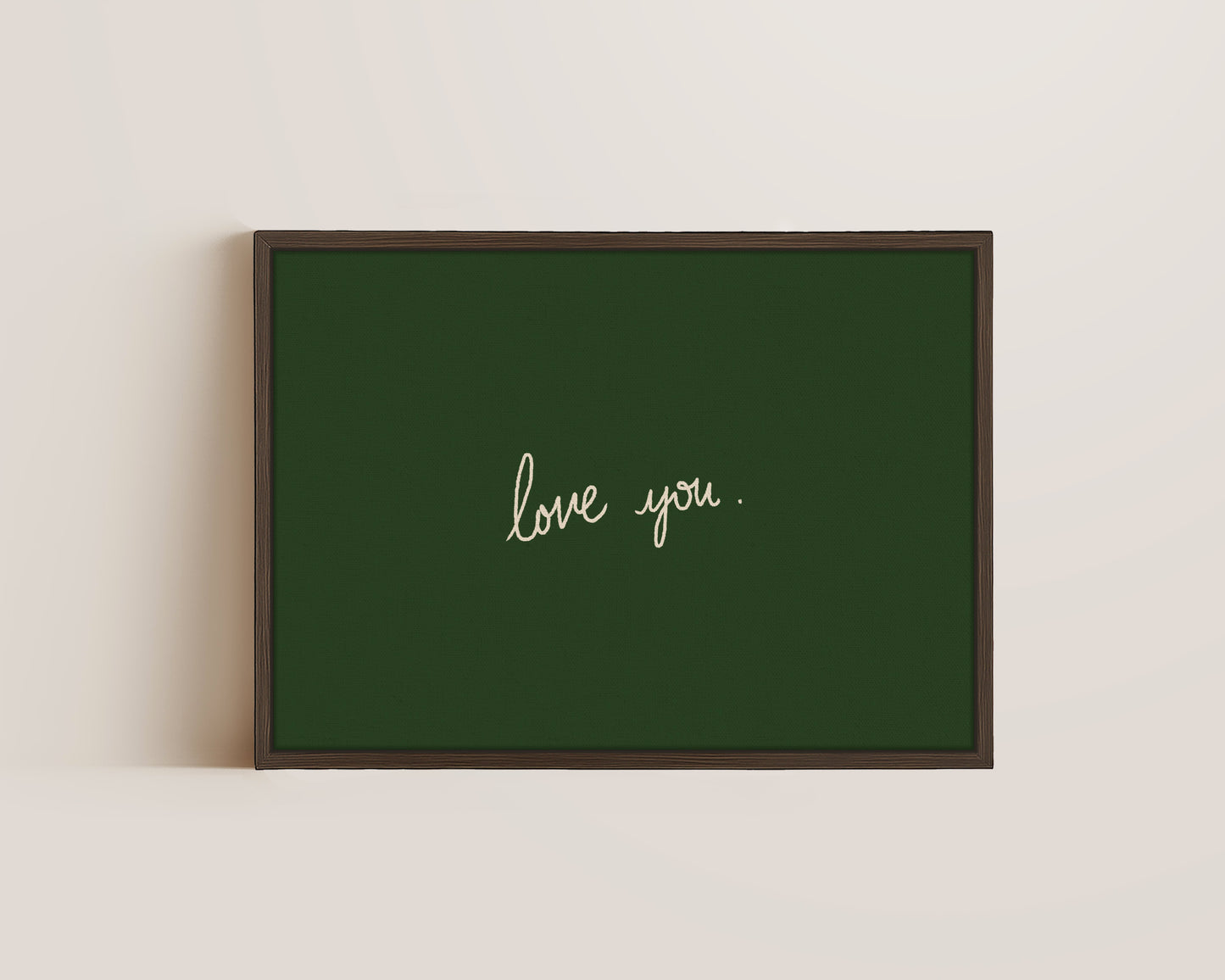 Love You Canvas