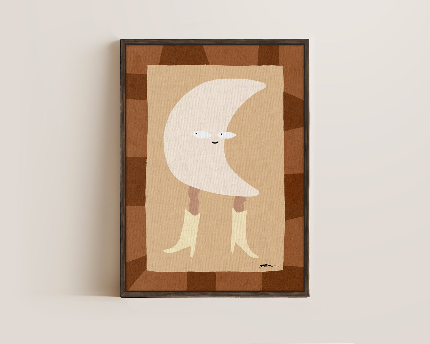 Moon Cowgirl Canvas