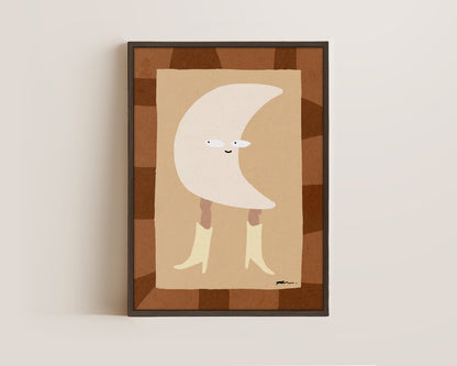Moon Cowgirl Canvas