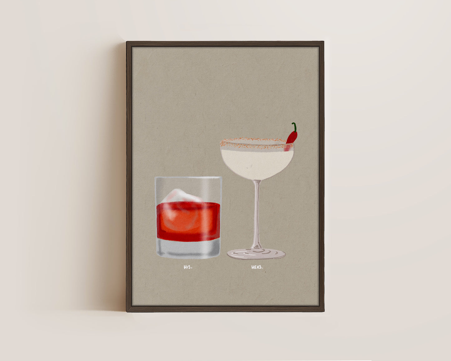 Negroni & Spicy Marg Canvas