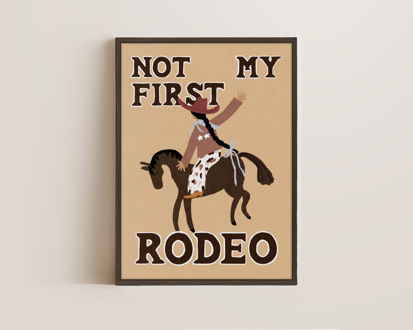 Not My First Rodeo Canvas