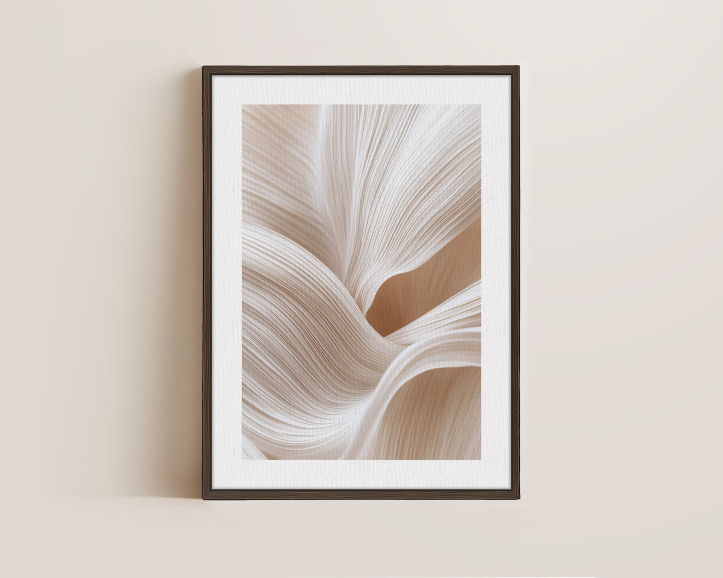 Organic Waves Canvas