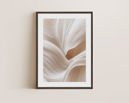 Organic Waves Canvas