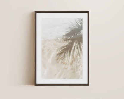 Palm Tree Shadows Canvas