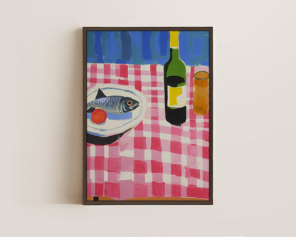 Parisian Picnic Canvas