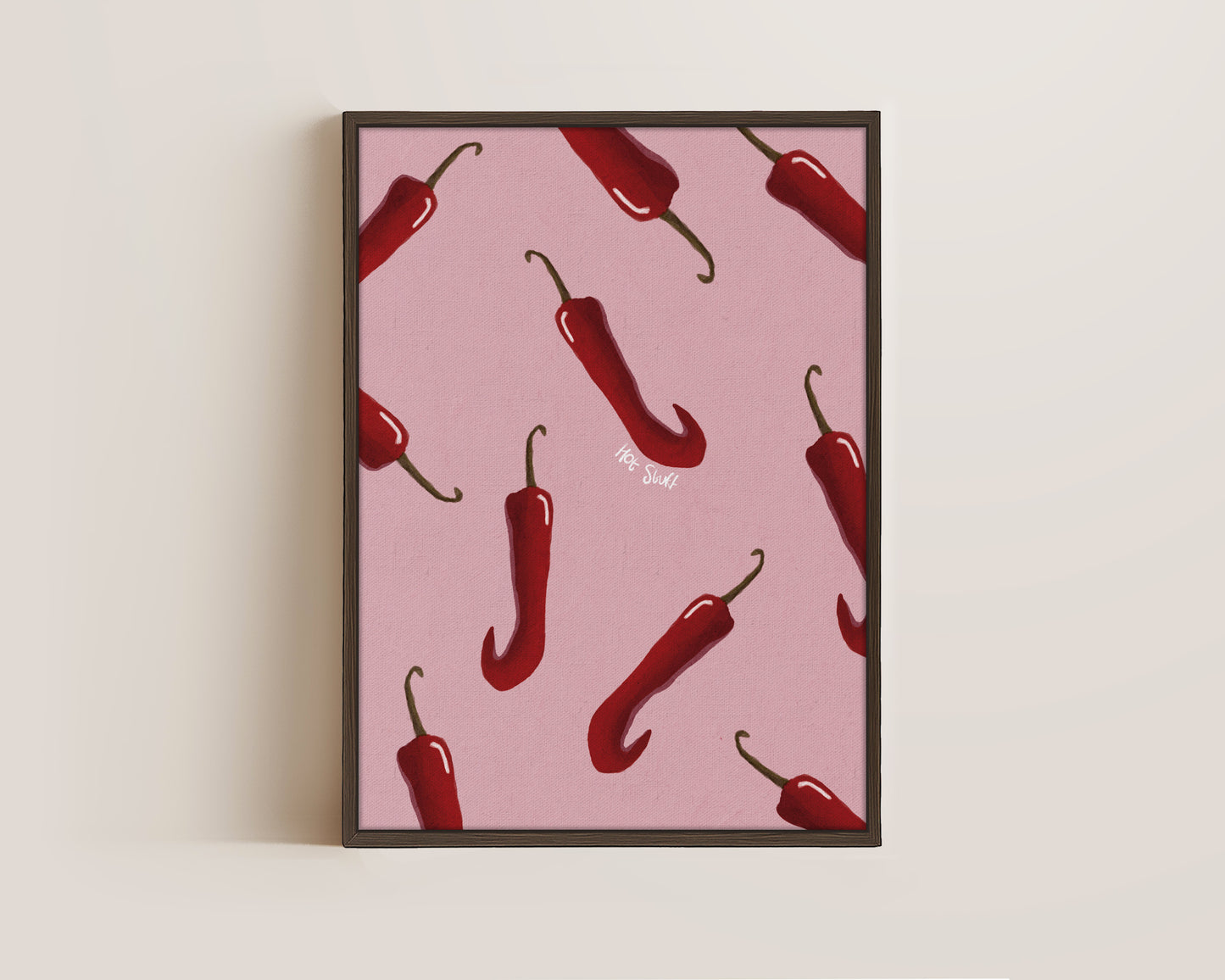 Pink Chillis Canvas