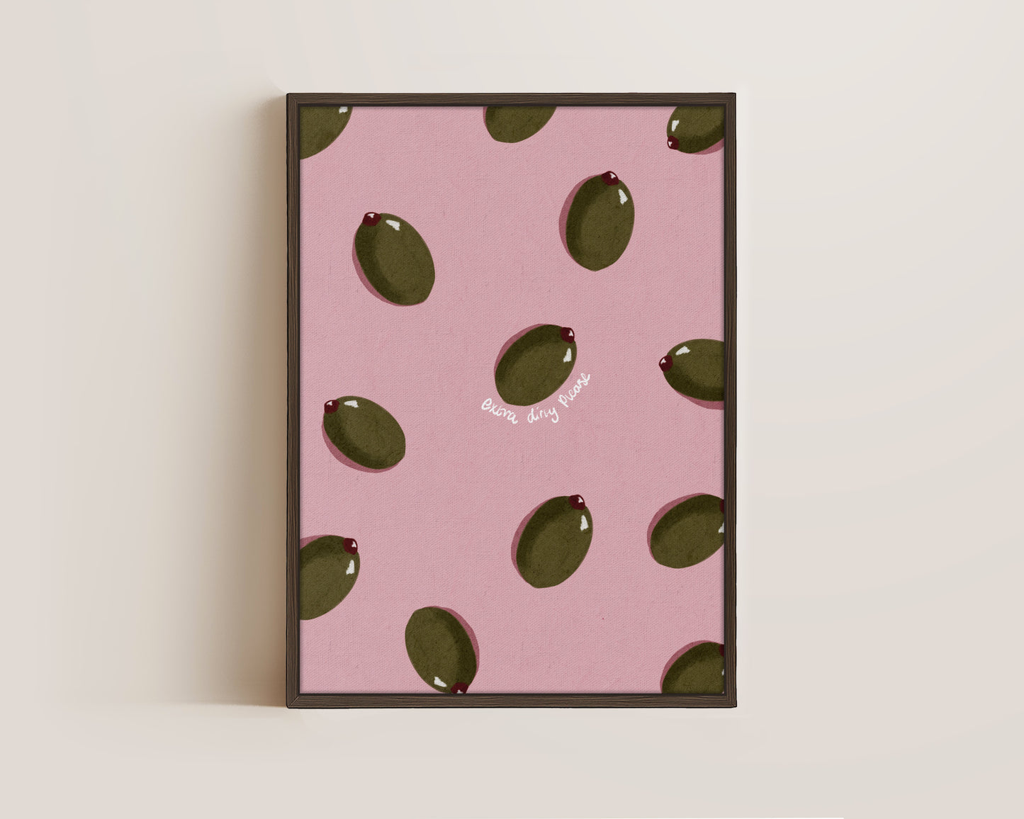 Pink Olives Canvas