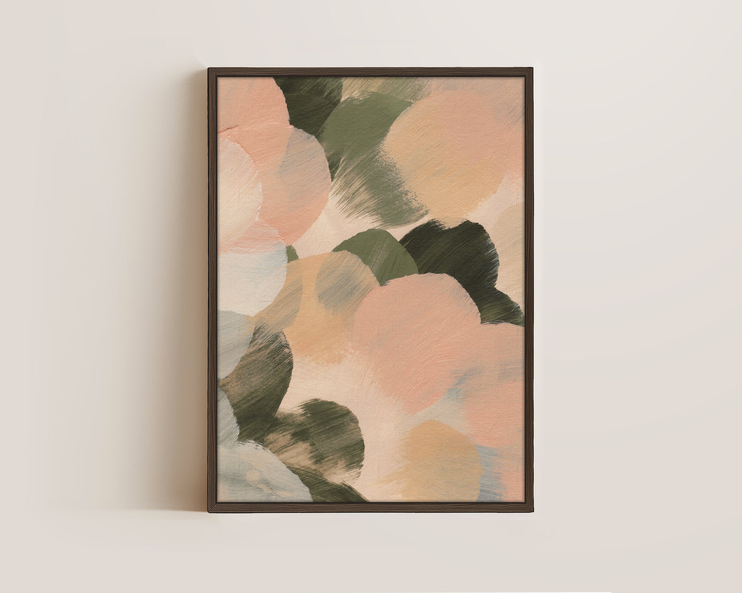 Pink & Green No. 1 Canvas