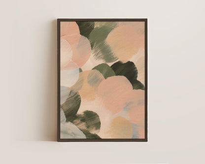 Pink & Green No. 1 Canvas