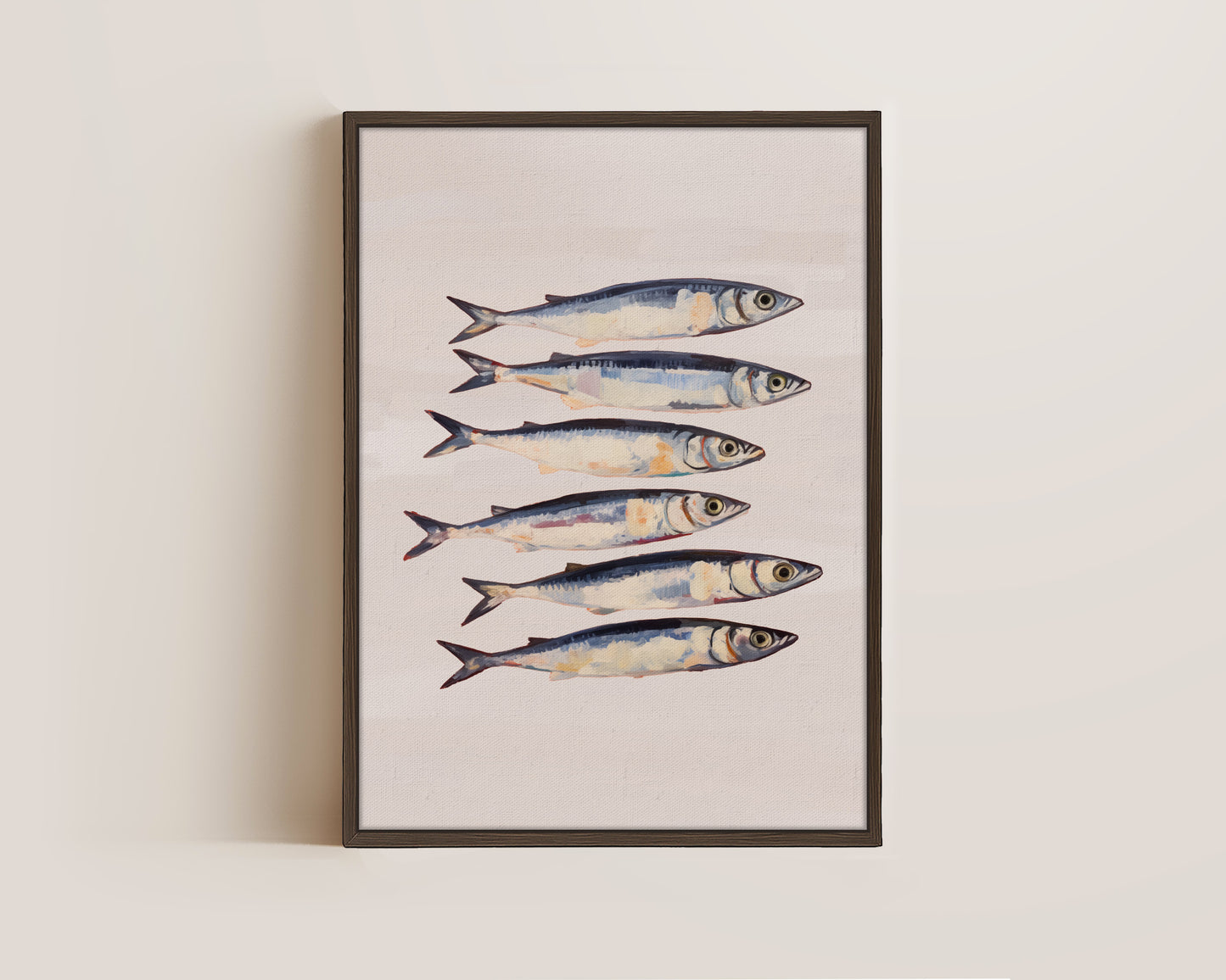 Blush Pink Sardines Canvas