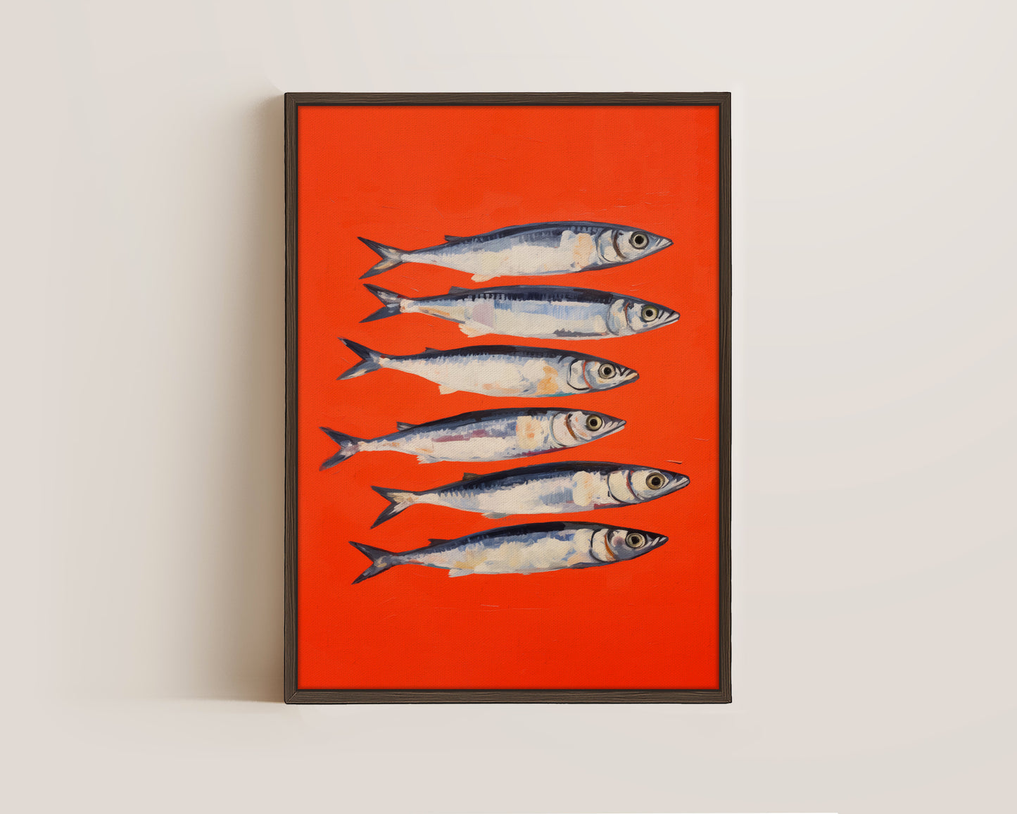 Red Sardines Canvas