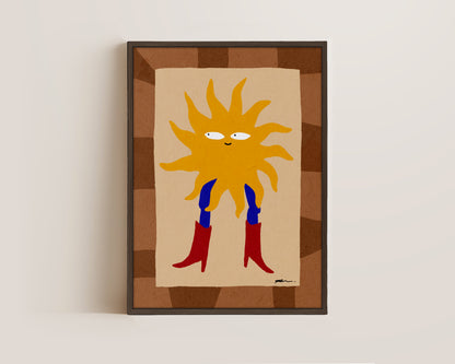 Sun Cowgirl Canvas