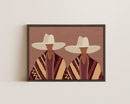 The Twins Canvas