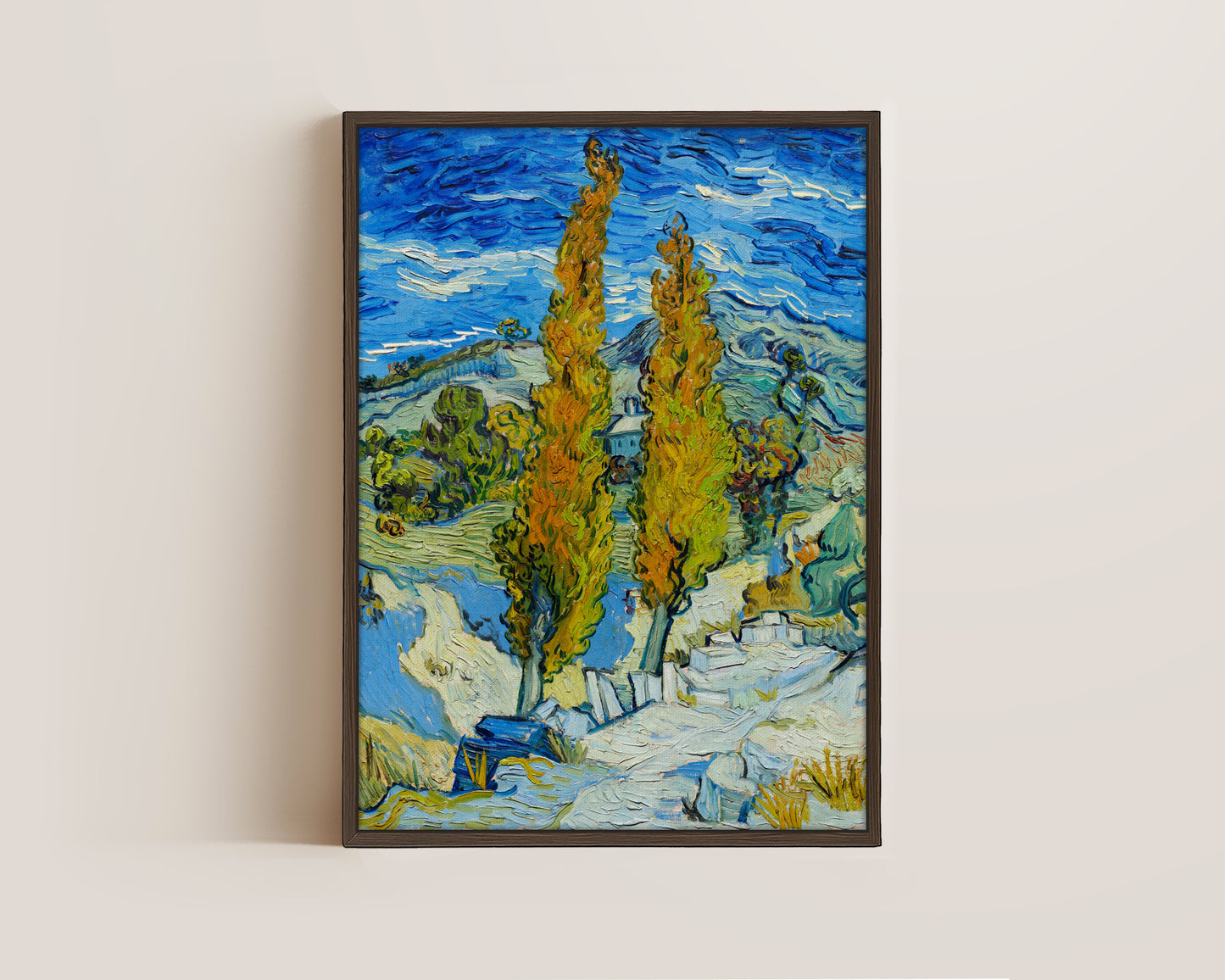 The Poplars Canvas