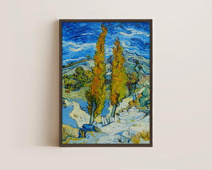 The Poplars Canvas