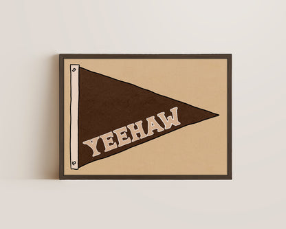 Yeehaw Flag Canvas