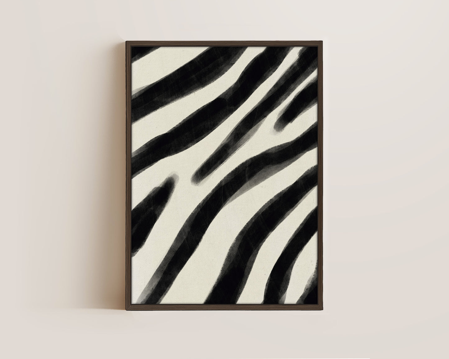 Zebra Print Canvas