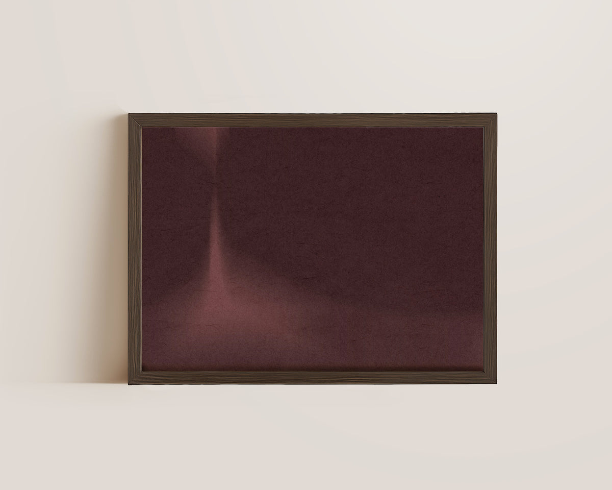 Plum Abstract Wall Art Print