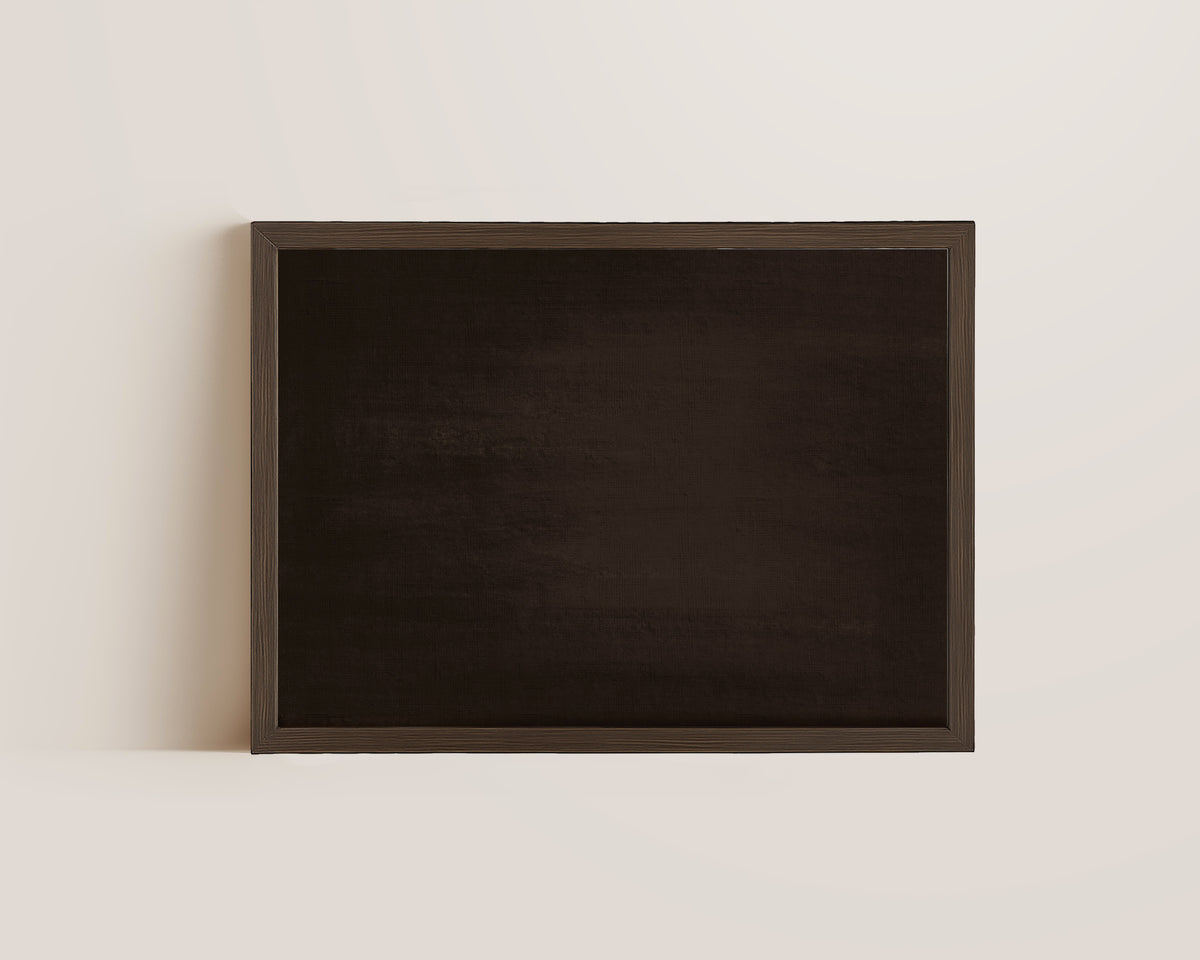 Dark Brown Abstract Wall Art Print