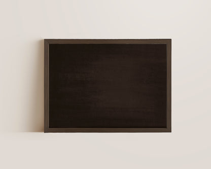 Dark Brown Abstract Wall Art Print