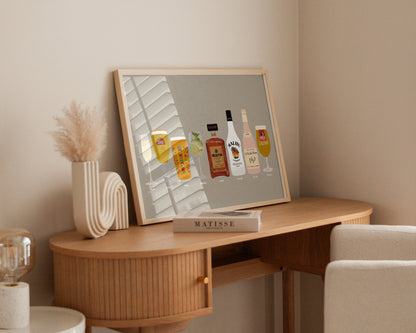 Eight Drink Print