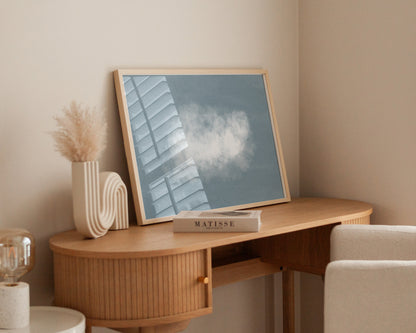 Gloomy Blue Clouds Print