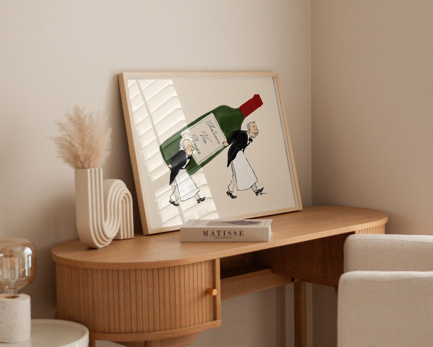 Wine Waiters Print