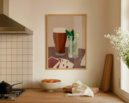 Ale & Mojito Date Night Print