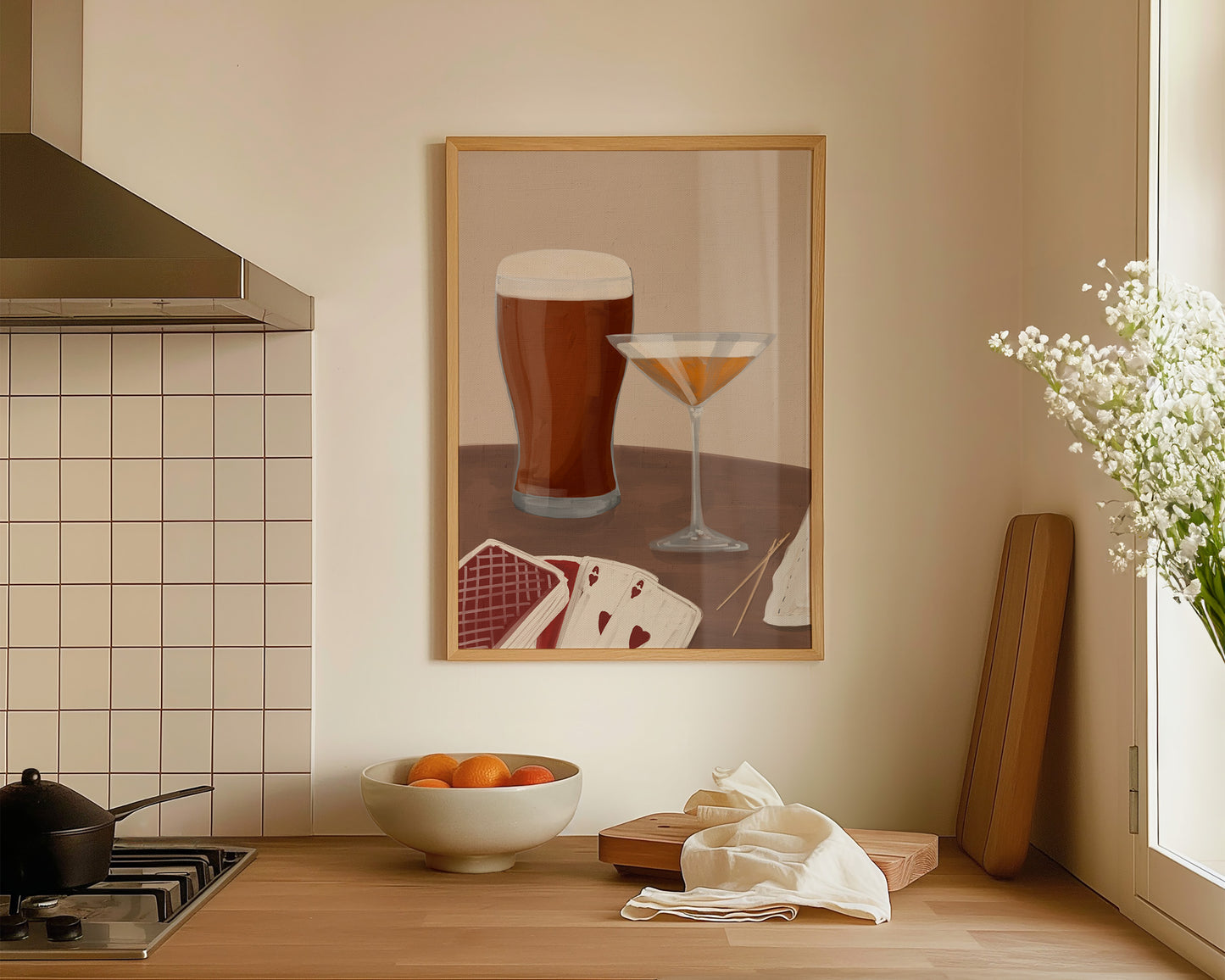 Ale & Pornstar Martini Date Night Print