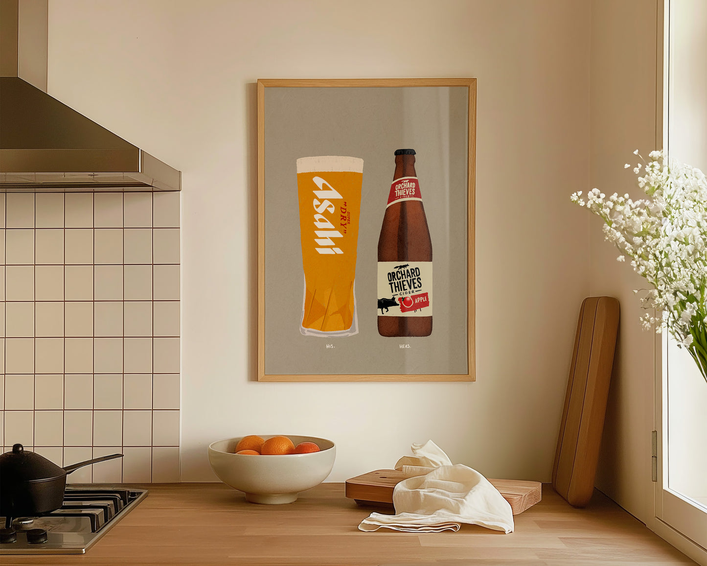 Asahi & Orchard Thieves Print