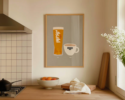 Asahi & Yorkshire Tea Print