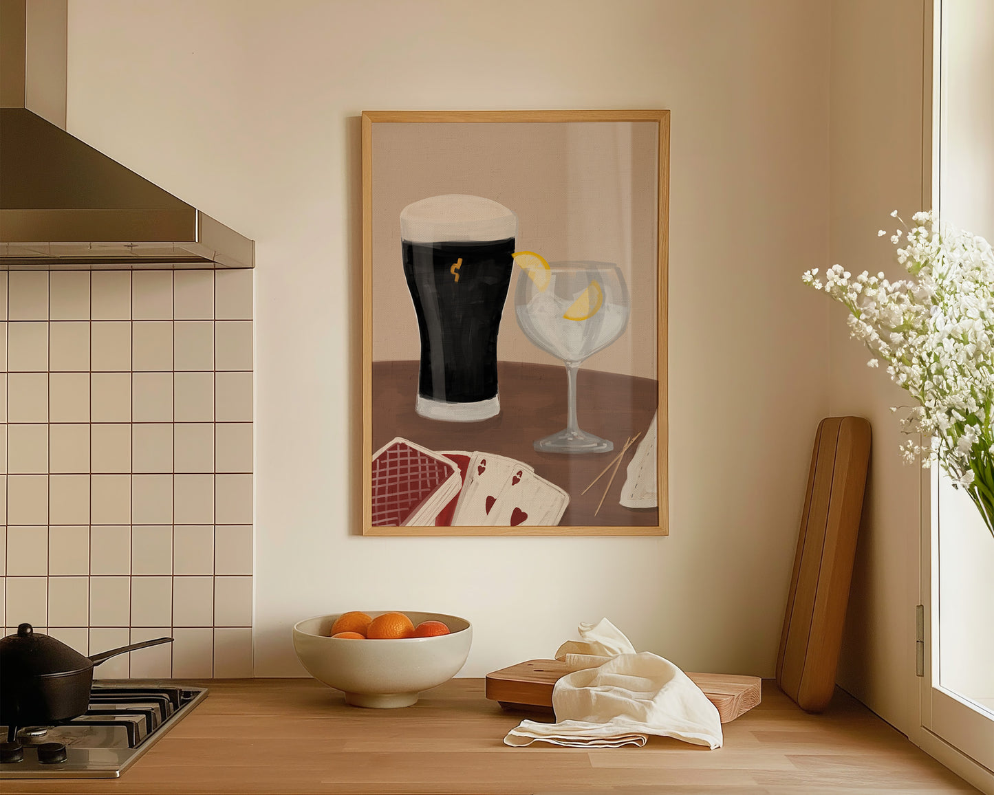 Black Stout & G&T Date Night Print