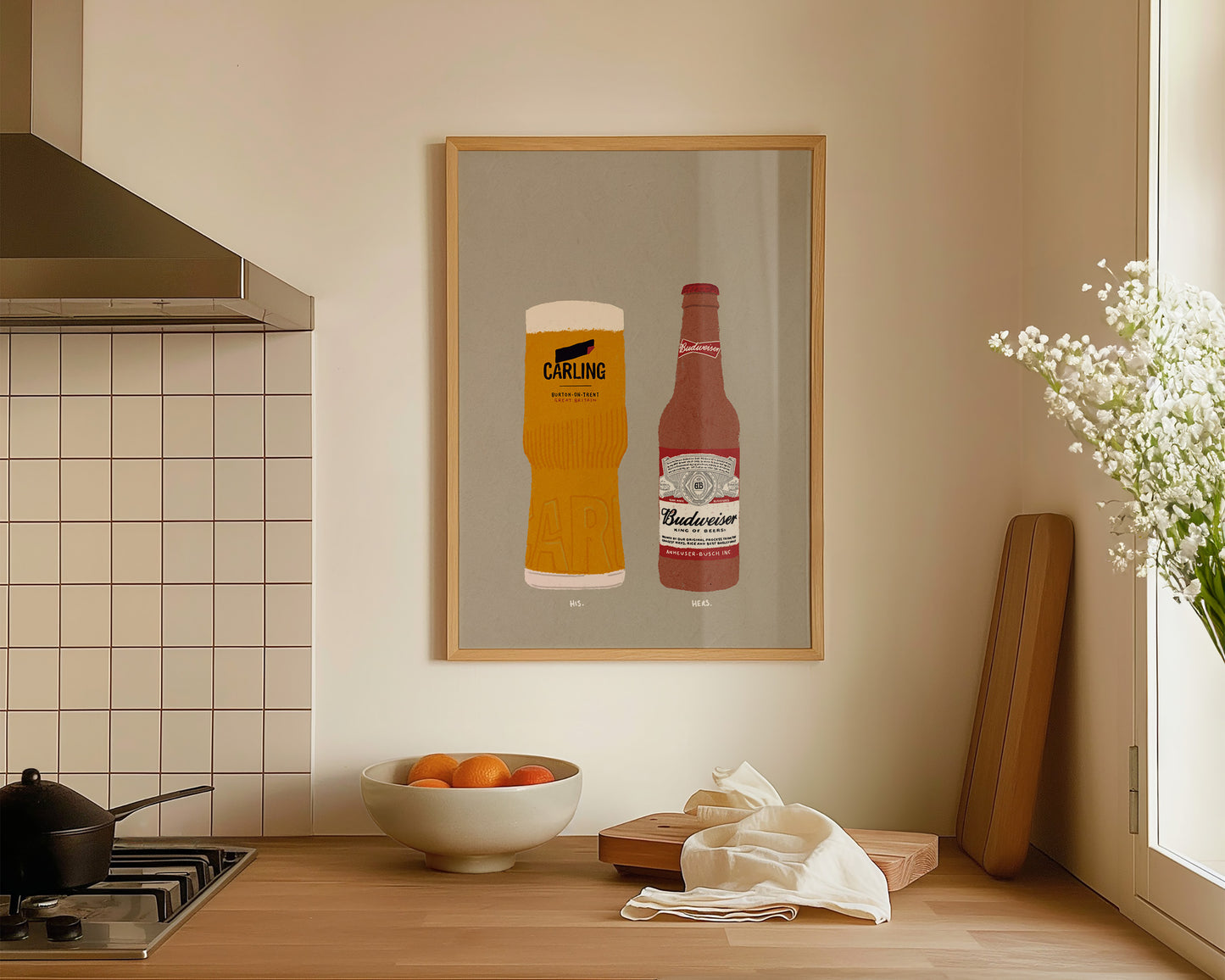 Carling & Budweiser Print
