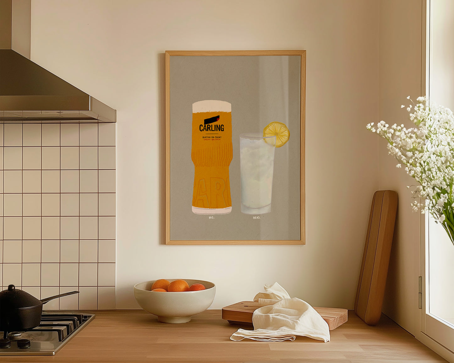 Carling & Vodka Lemonade Print