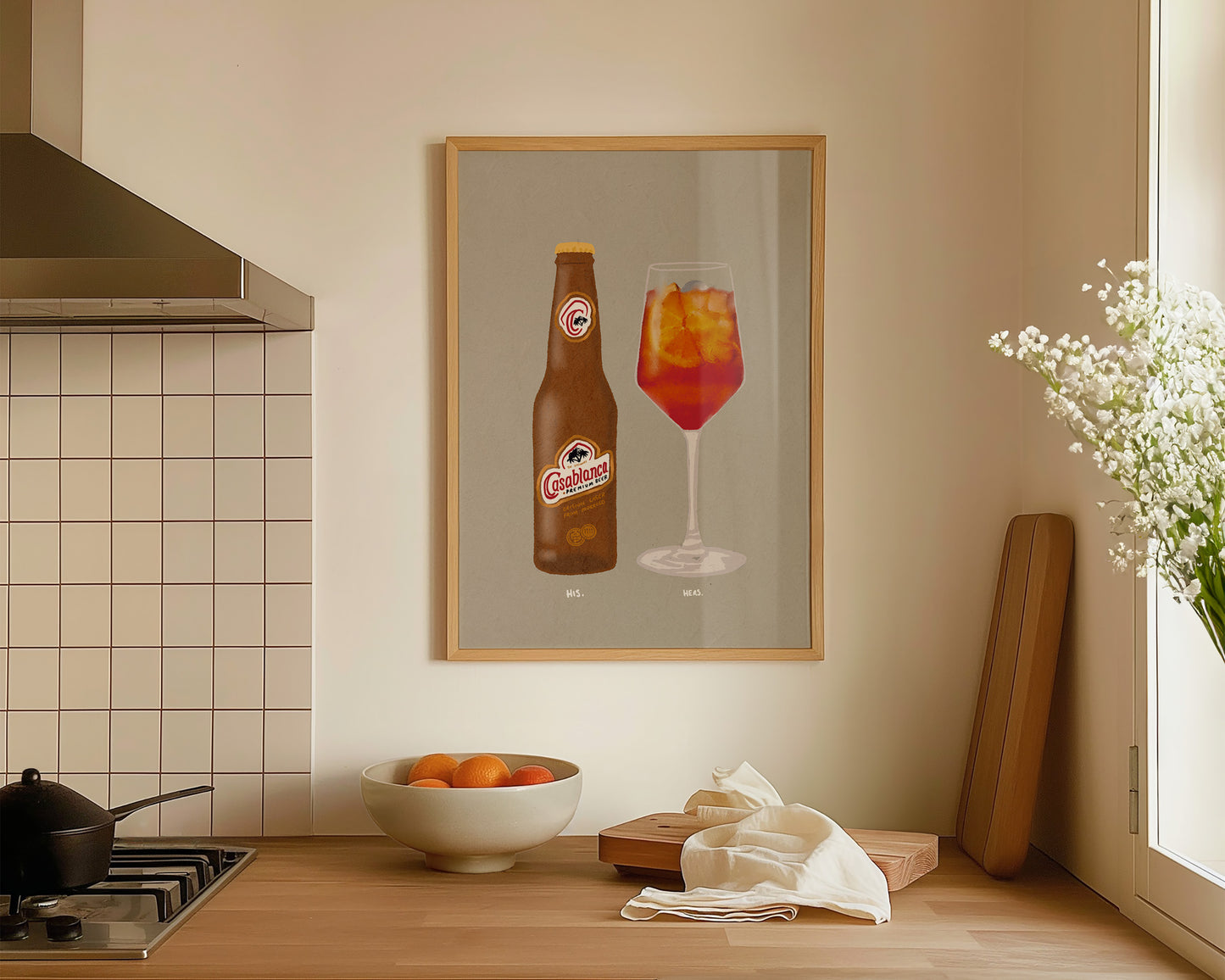 Casablanca Lager & Aperol Spritz Print