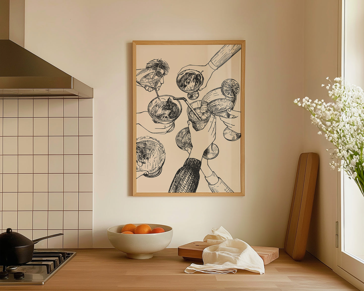 Cheers Wall Art Print