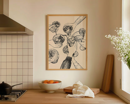 Cheers Wall Art Print