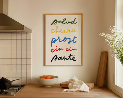 Cheers Languages Print