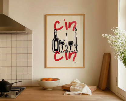Cin Cin Print