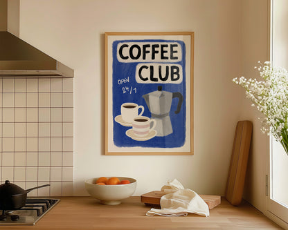 Coffee Club 24/7 Blue Print