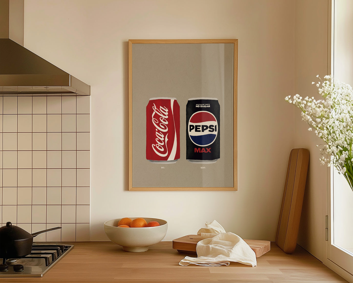 Coke & Pepsi Max Print